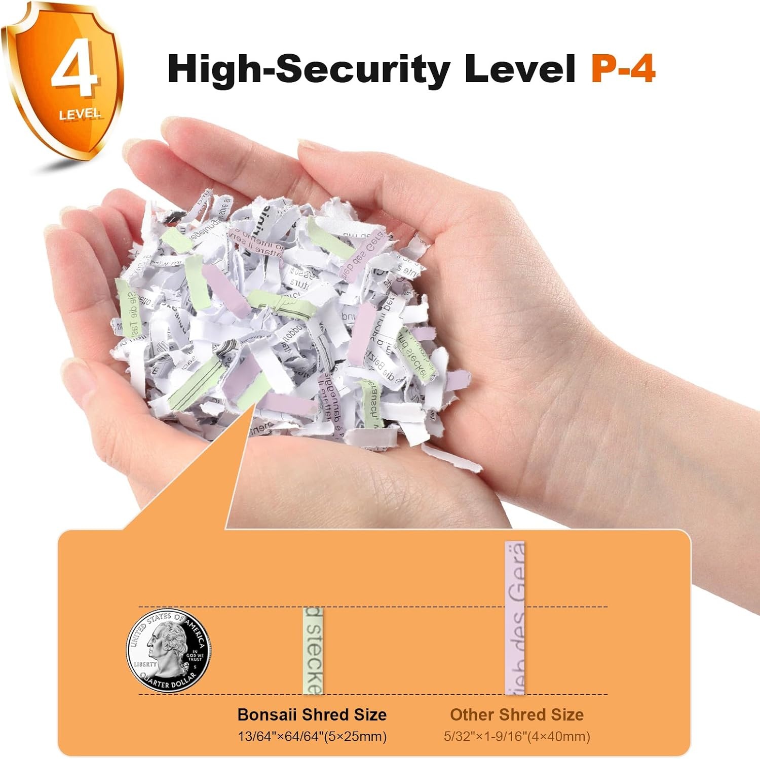 image:imageBonsaii 12Sheet Cross Cut Heavy Duty Paper Shredder for Home OfficeBlack