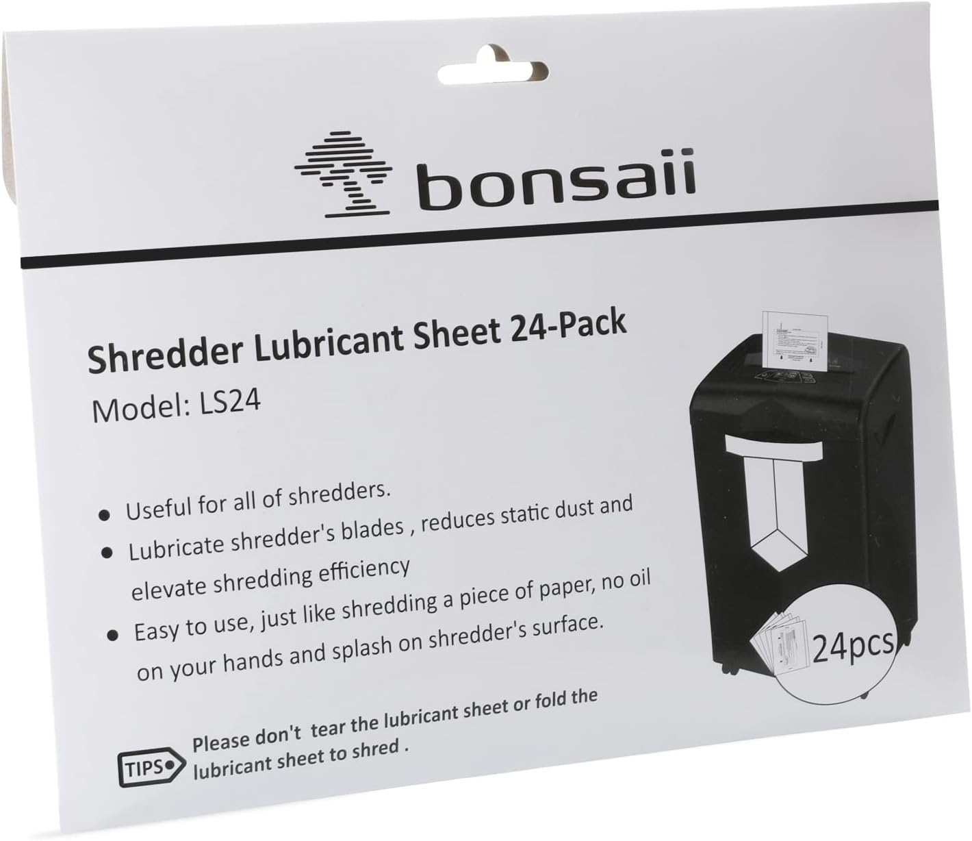 image:imageBonsaii C149C Shredder and 24Pack Lubricant Sheets