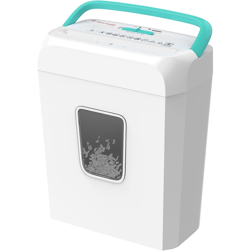 image:imageBonsaii 10Sheet Heavy Duty Cross Cut Paper Shredder for Home OfficeWhite