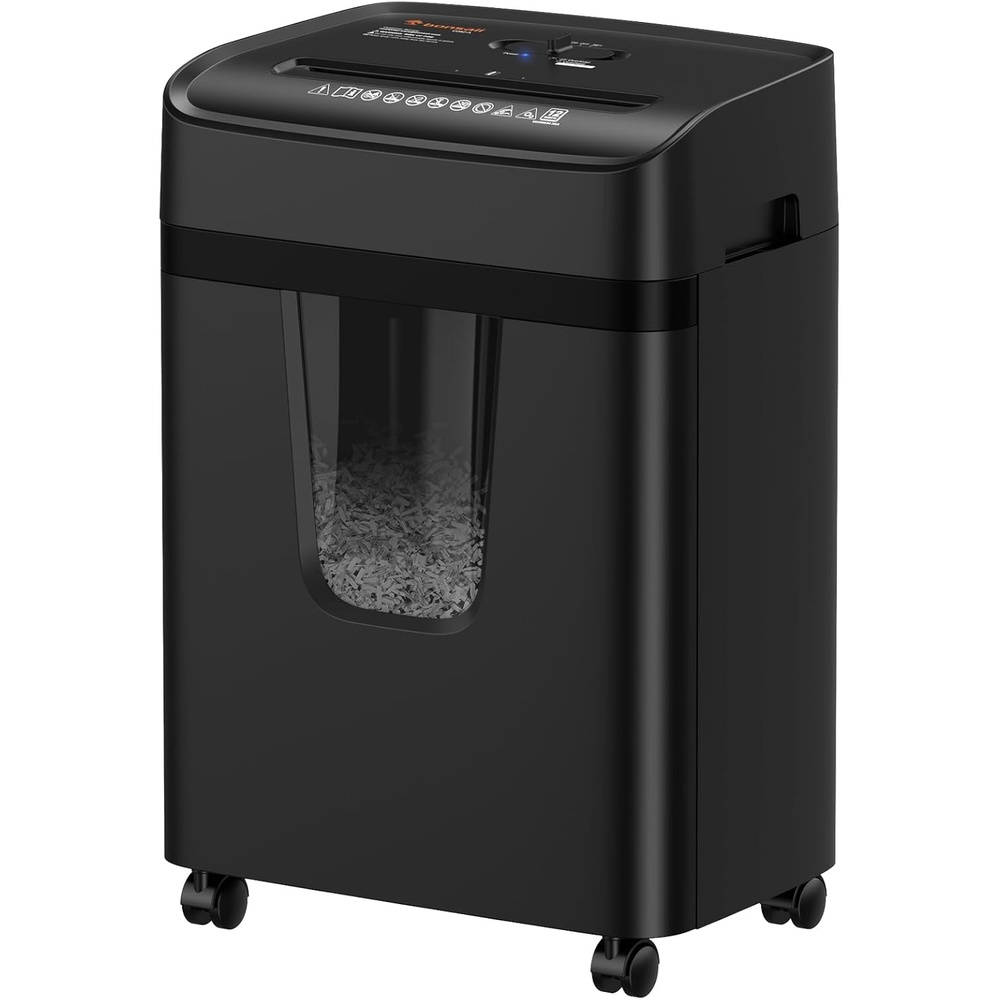 image:imageBonsaii 12Sheet Cross Cut Heavy Duty Paper Shredder for Home OfficeBlack