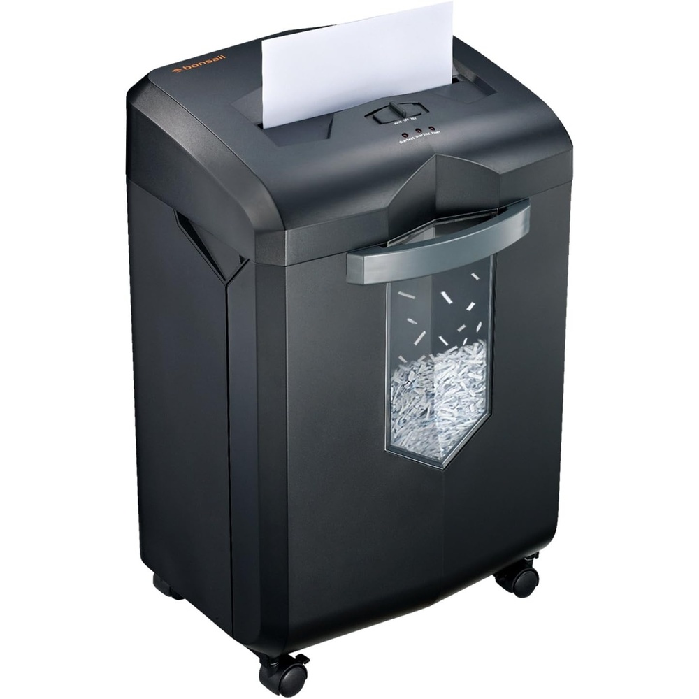 image:imageBonsaii 18Sheet CrossCut 60Min Run Heavy Duty Paper Shredder1 8 Sheet Cross Cut