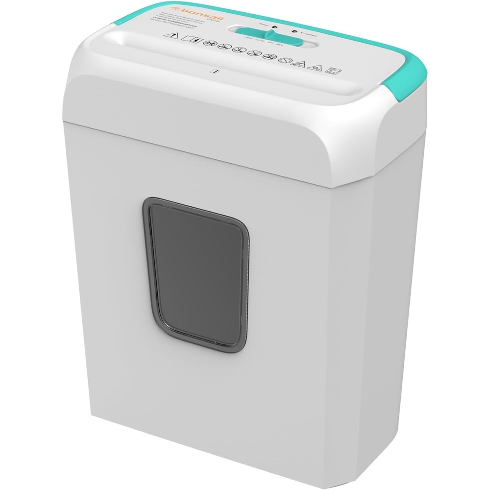 image:imageBonsaii 6Sheet Cross Cut Paper Shredder for Home 34 Gal BinGreen