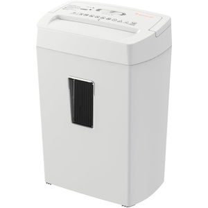 Bonsaii 12-Sheet Cross Cut Shredder, P-4 High Security Shredding, 5.5 Gal, Heavy Duty for Home Office, Shreds Paper, Credit Card, Mail, Staples, with Transparent Window, White(White)