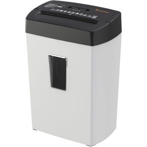 Bonsaii 12-Sheet Cross Cut Shredder, P-4 High Security Shredding, 5.5 Gal, Heavy Duty for Home Office, Shreds Paper, Credit Card, Mail, Staples, with Transparent Window, White(White Black)