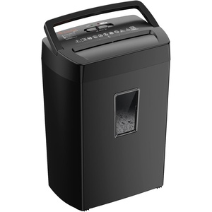 Bonsaii 12-Sheet Cross Cut Shredder, P-4 High Security Shredding, 5.5 Gal, Heavy Duty for Home Office, Shreds Paper, Credit Card, Mail, Staples, with Transparent Window, White(All Black)