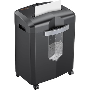 Bonsaii 12-Sheet Crosscut Paper Shredder for Home Office, P-4 Security, 5-Minute Continuous Run Time, Overheat Protection, 5.5-Gallon Bin with Clear Window & Handle, Compact White Design(Black)
