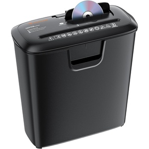 Bonsaii 8-Sheet Strip Cut Paper Shredder for Home, Shred CDs & Credit Cards(8 Sheet (Black))