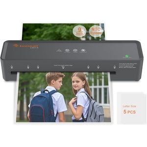 Bonsaii 9 Inch Thermal Laminator Machine, Compact Photo Laminating Tool(Grey)