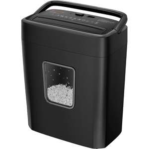 Bonsaii 9-Sheet Crosscut Paper Shredder for Home, P-4 Security Level(Black)