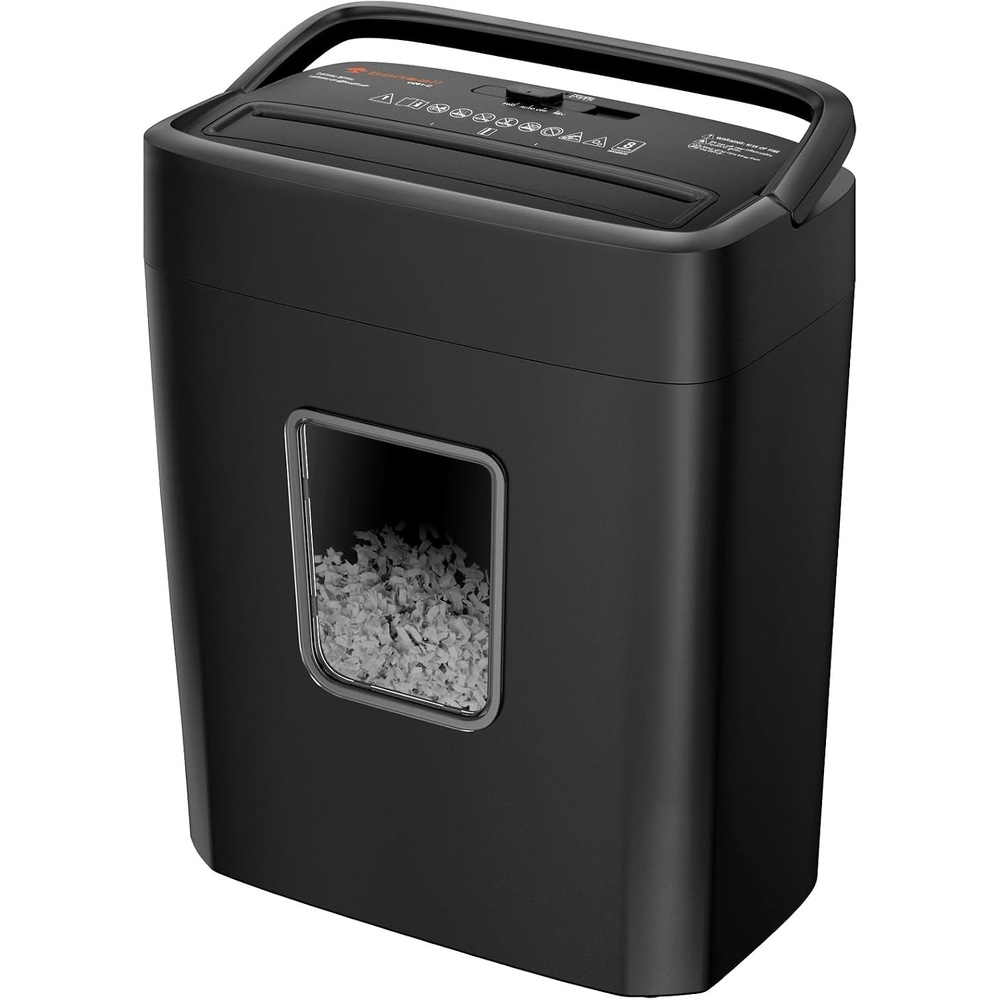 image:imageBonsaii Paper Shredder 8Sheet Crosscut Shredder with 42 Gallon Bin Shred Credit CardMailStapleClip for Home Office P4 Security Level C261C