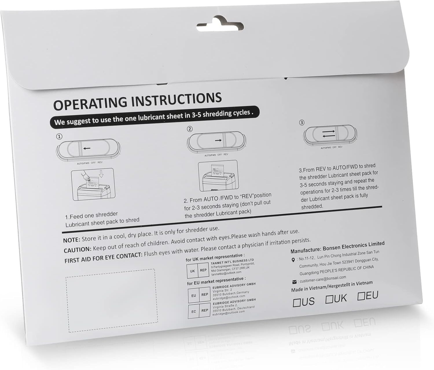 image:imageBonsaii Paper Shredder Lubricant Sheets12Pack 84 x 59 inchpiece24 PACK