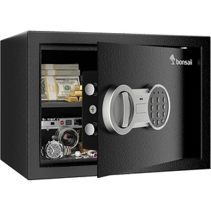 Bonsaii Safe Box with Electronic Keypad for Home Office, 0.6 Cu.Ft(0.60 cu.ft.)