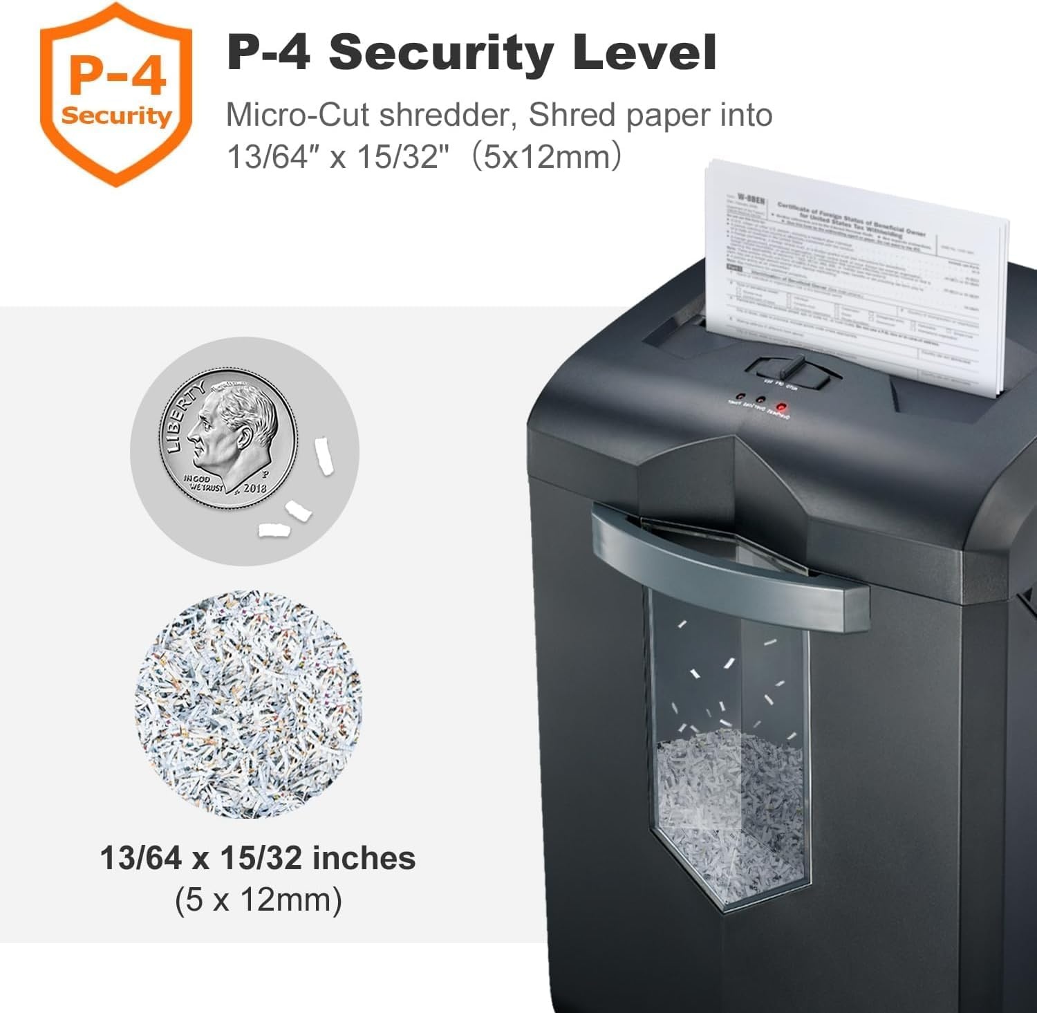 image:imageBonsaii 14Sheet Microcut Paper Shredder and 12Pack Shredder Lubricant Sheets