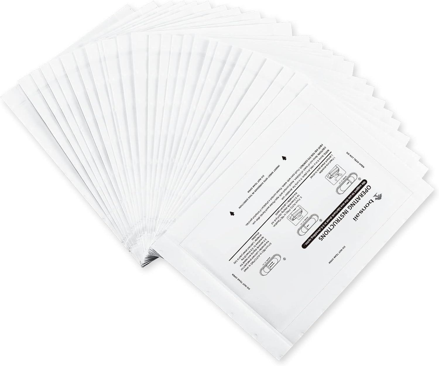 image:imageBonsaii 15 Sheet Cross Cut Paper Shredder and 24Pack Lubricant Sheets