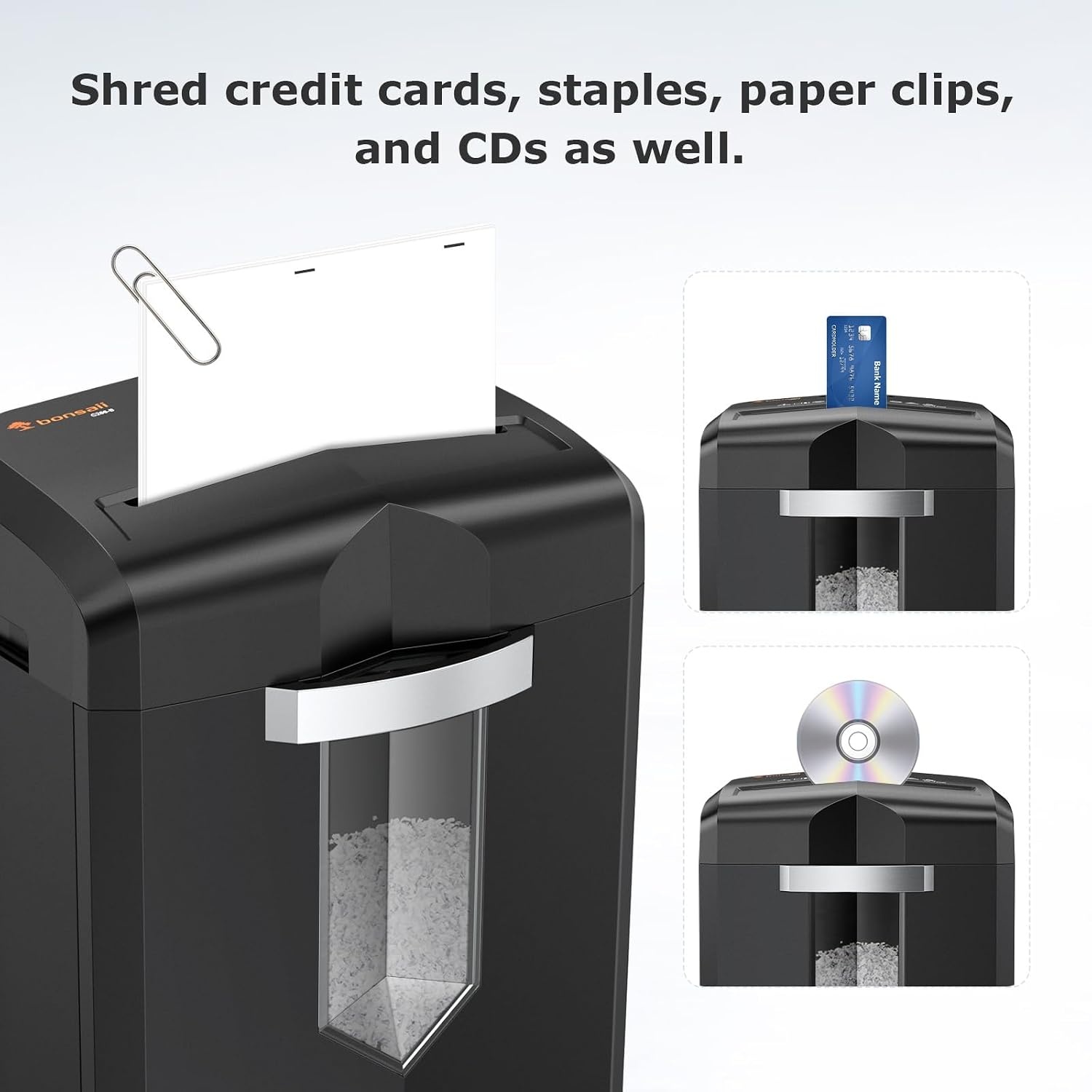 image:imageBonsaii C266B Shredder and 12Pack Lubricant Sheets
