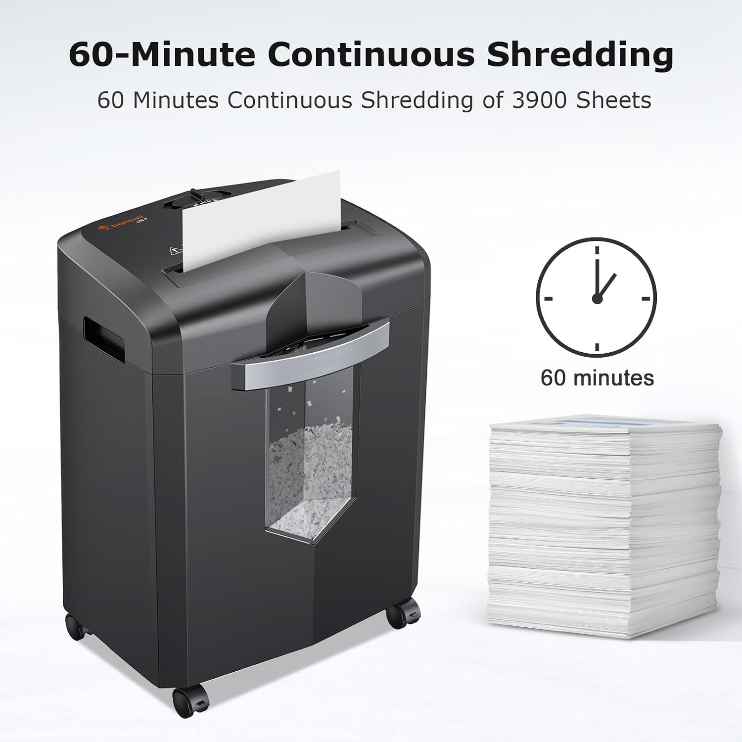 image:imageBonsaii C266B Shredder and 12Pack Lubricant Sheets