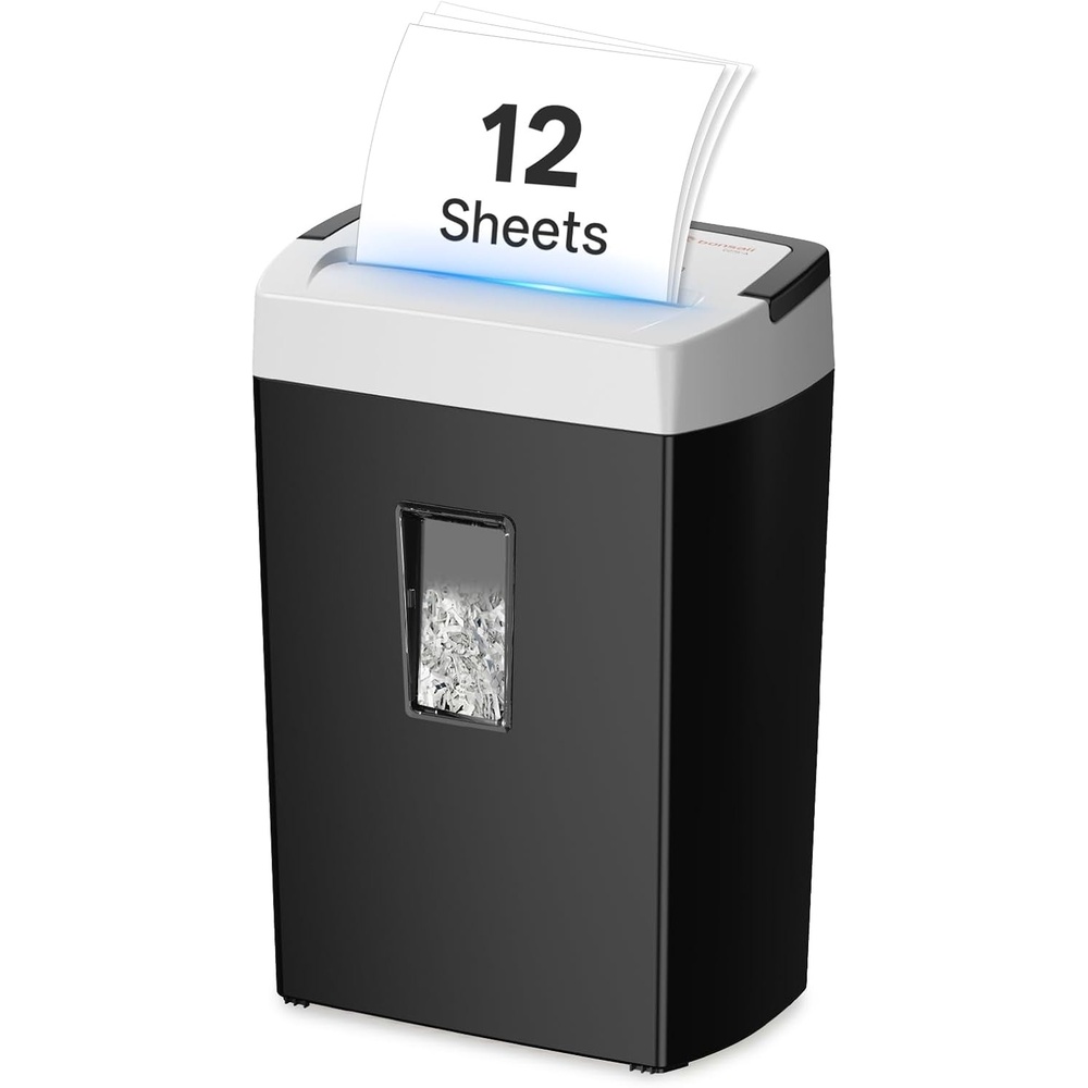 image:imageBonsaii 12Sheet CrossCut Paper Shredder for Home OfficeP4 High Security